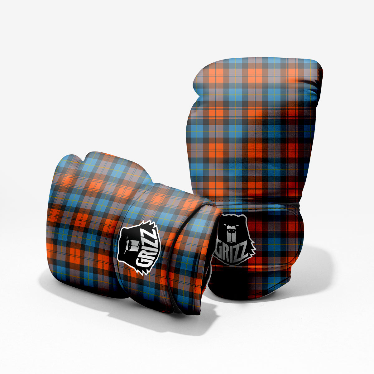 Tartan Western Print Pattern Pro Boxing Glove