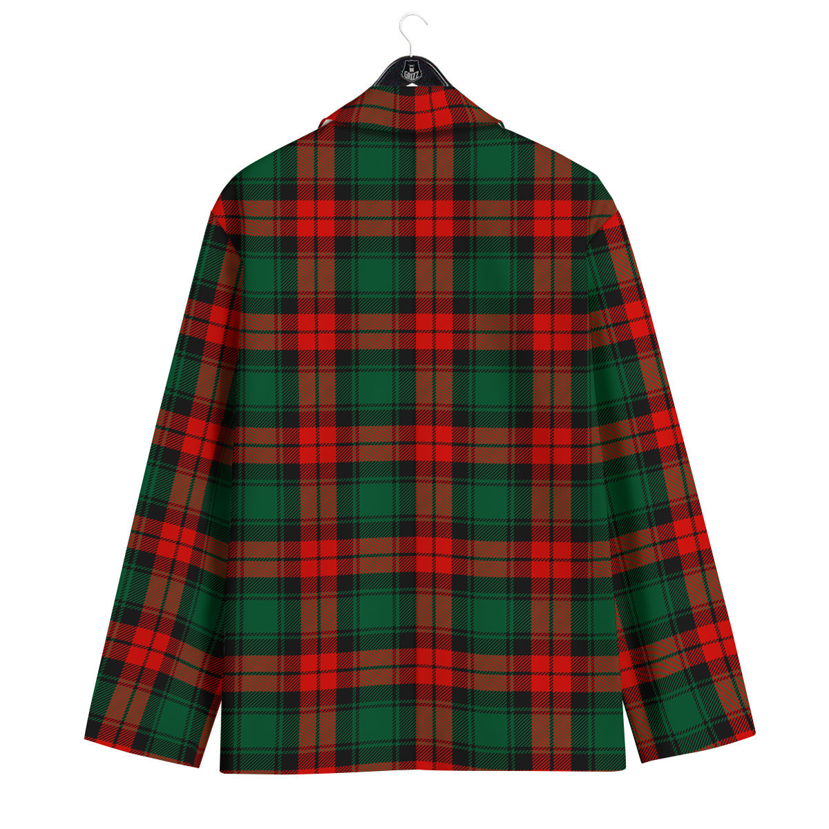 Tartan Xmas Scottish Print Pattern Men's Sport Coat-grizzshop