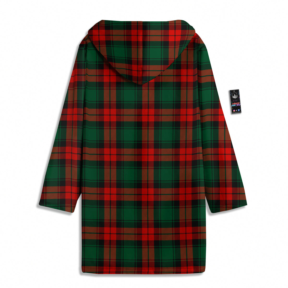 Tartan Xmas Scottish Print Pattern Men's Windbreaker Jacket-grizzshop