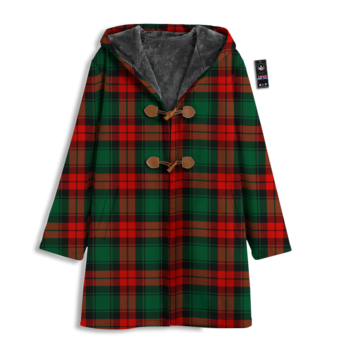 Tartan Xmas Scottish Print Pattern Men's Windbreaker Jacket-grizzshop