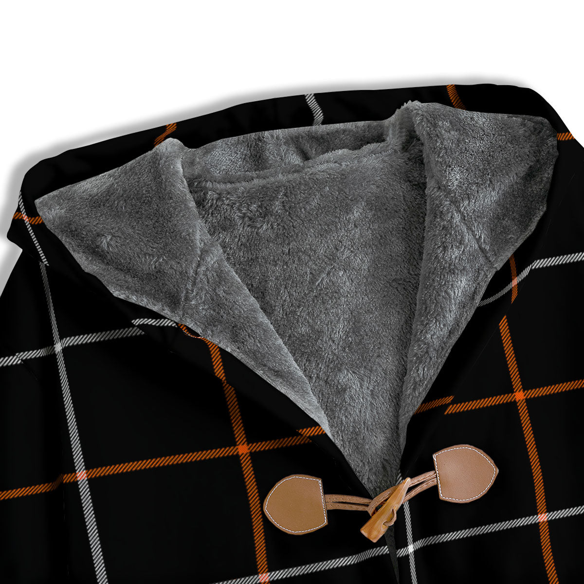 Tattersall Black Halloween Print Pattern Men's Windbreaker Jacket-grizzshop