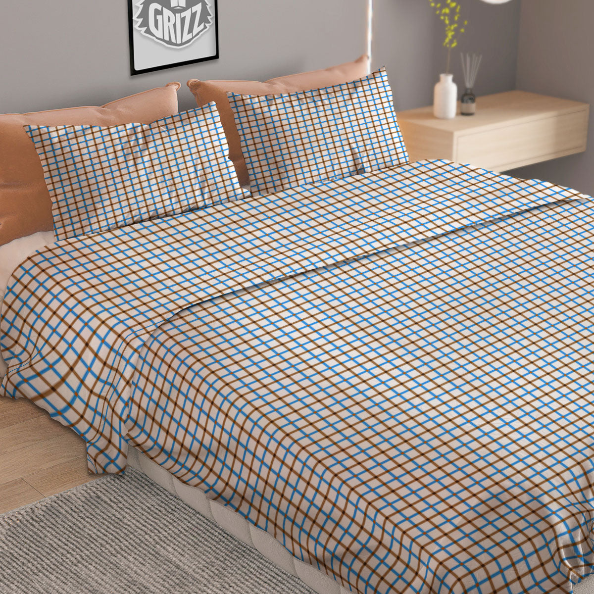 Surfing Graffiti Print Pattern Duvet Cover Bedding Set