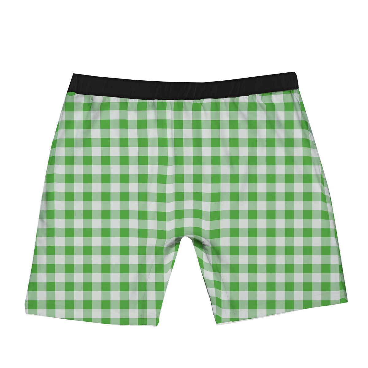 Tattersall Green Print Pattern Boxer Briefs-grizzshop