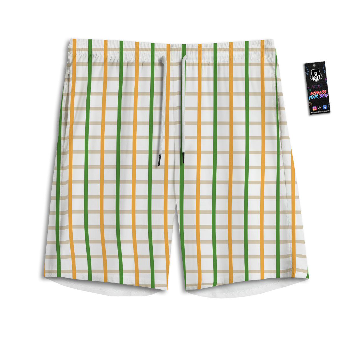 Tie Dye Pastel Print Men's Athletic Shorts