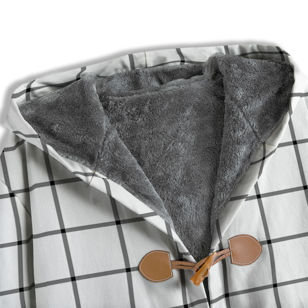 Tattersall White Print Pattern Men's Windbreaker Jacket-grizzshop