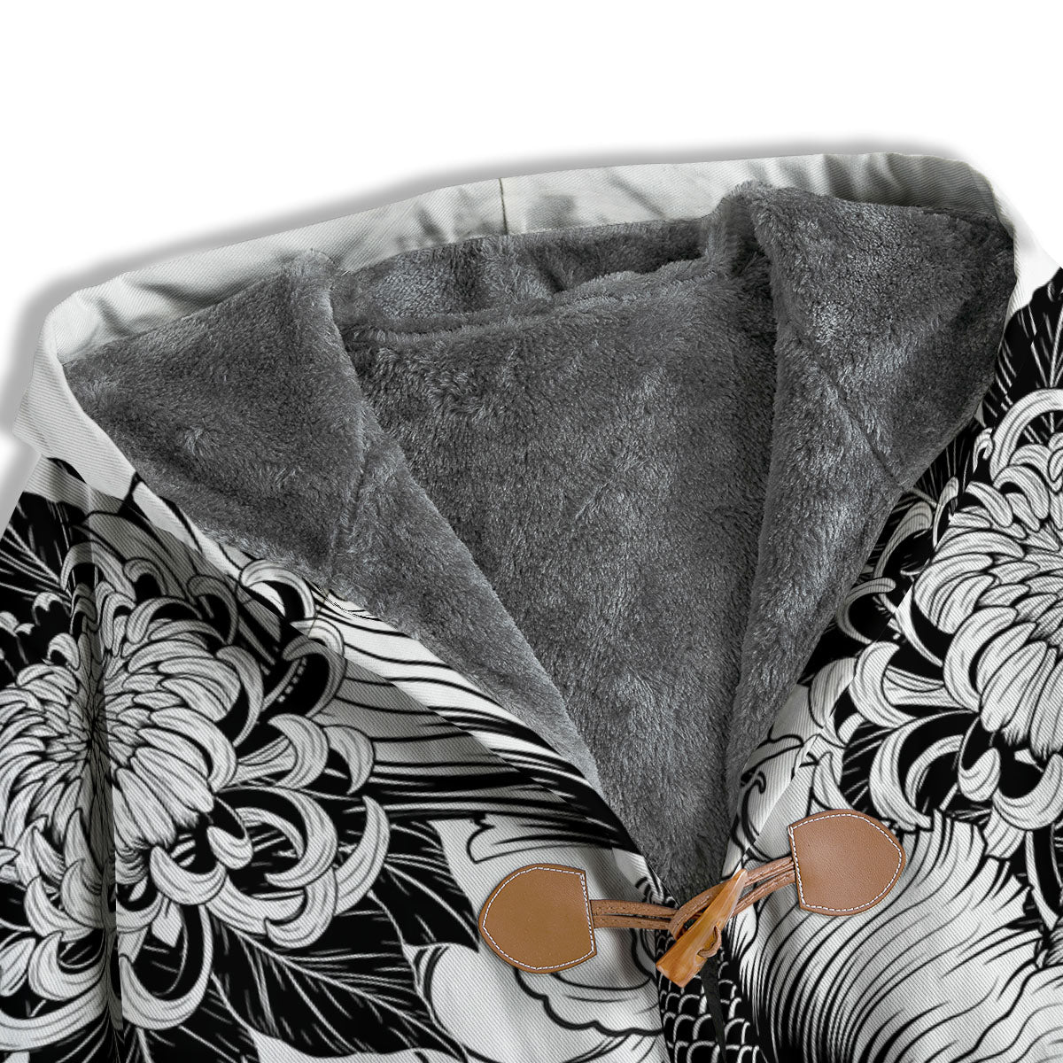 Tattoo Japanese Elemental Print Men's Windbreaker Jacket-grizzshop