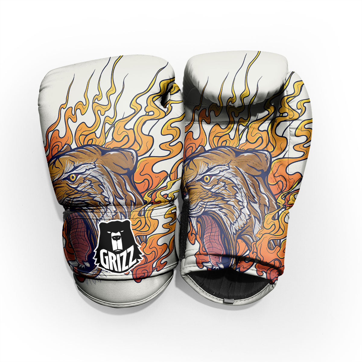 Tattoo Japanese Tiger Print Pro Boxing Glove