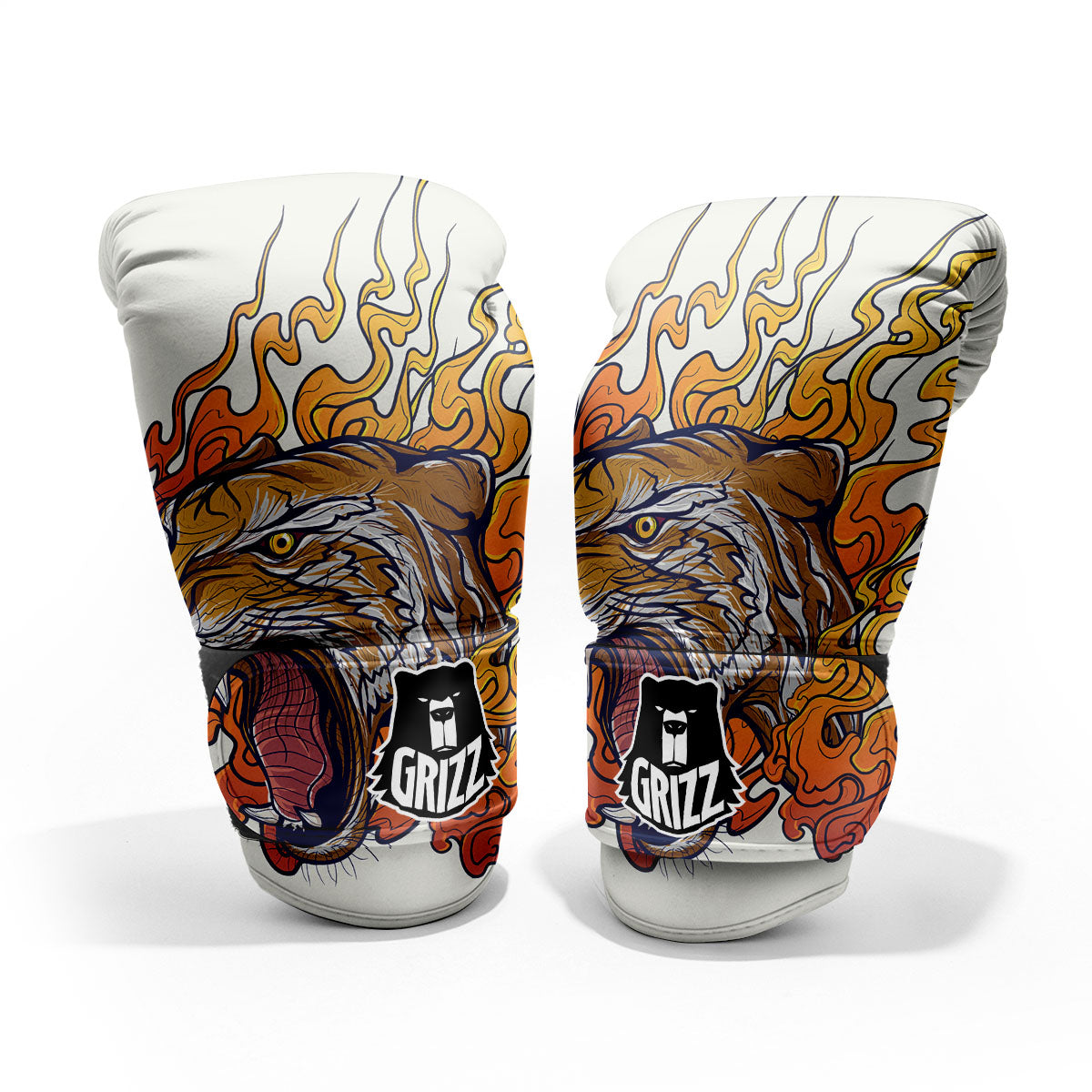 Tattoo Japanese Tiger Print Pro Boxing Glove