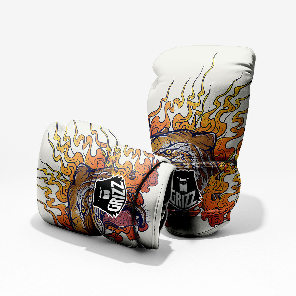Tattoo Japanese Tiger Print Pro Boxing Glove