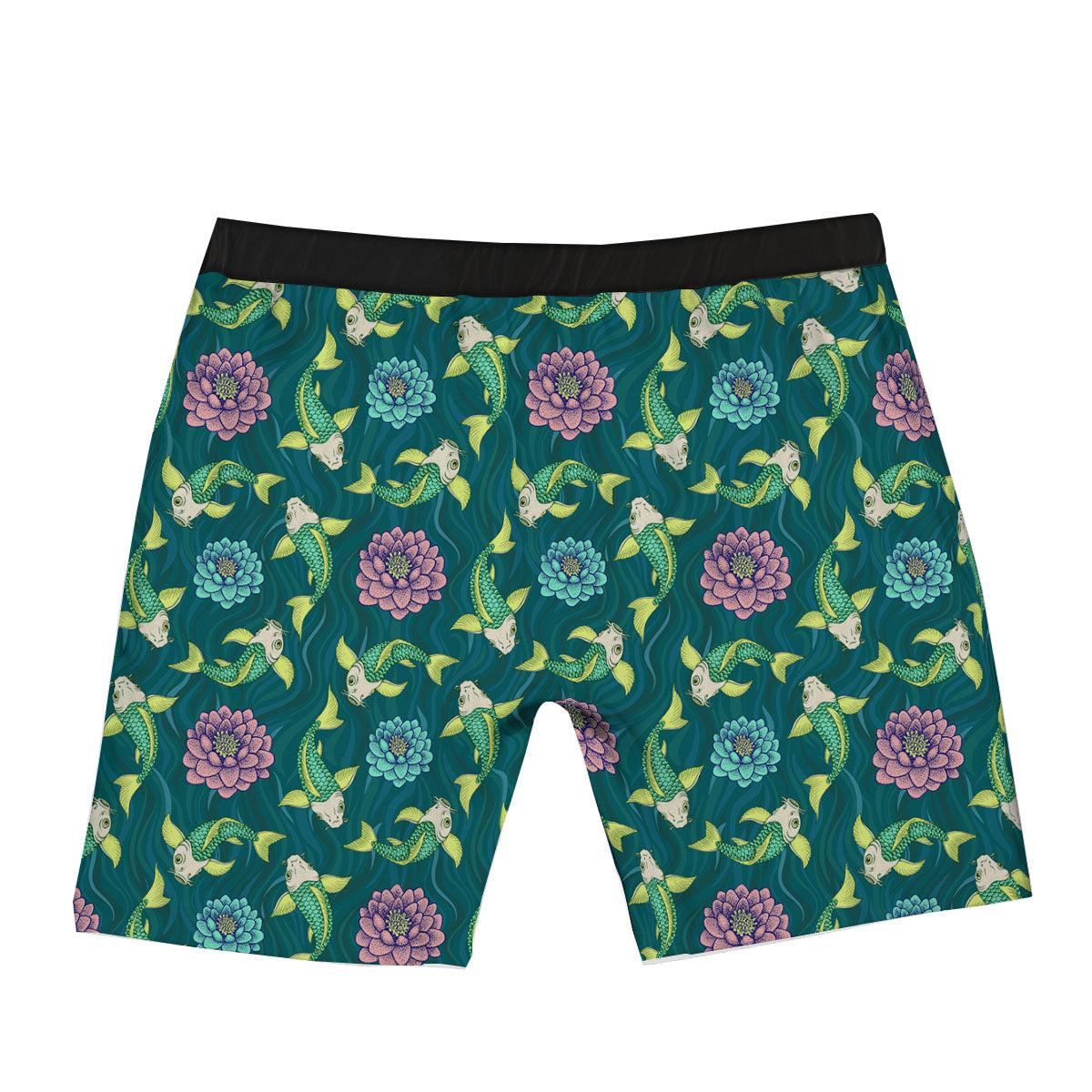 Tattoo Koi Carp Japanese Print Pattern Boxer Briefs-grizzshop