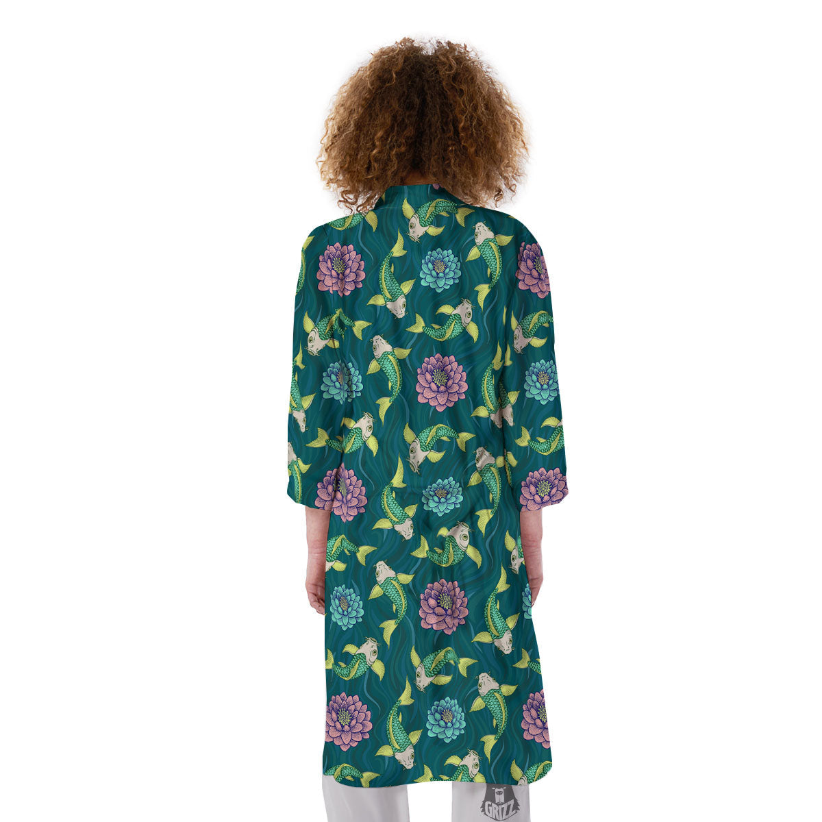Tattoo Koi Carp Japanese Print Pattern Kimono-grizzshop
