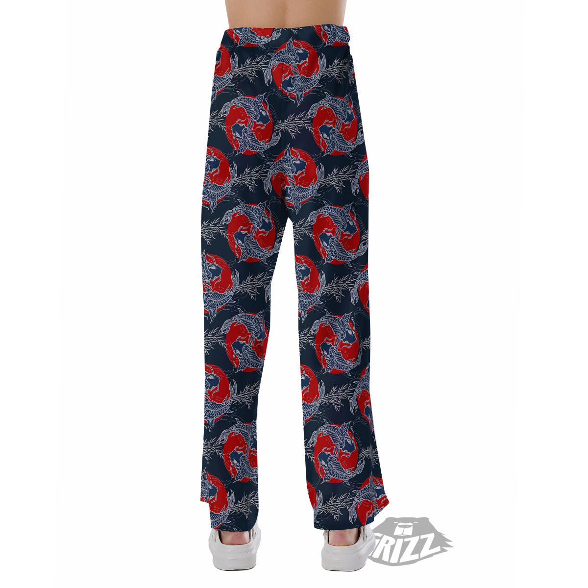 Tattoo Koi Fish Japanese Print Pattern Pajama Pants-grizzshop
