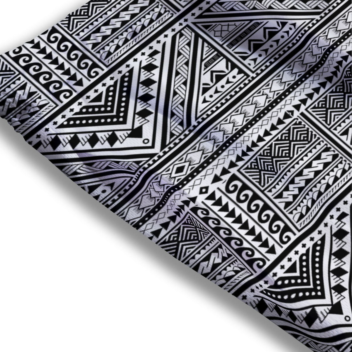 Tattoo Maori Polynesian Print Pattern Mesh Shorts