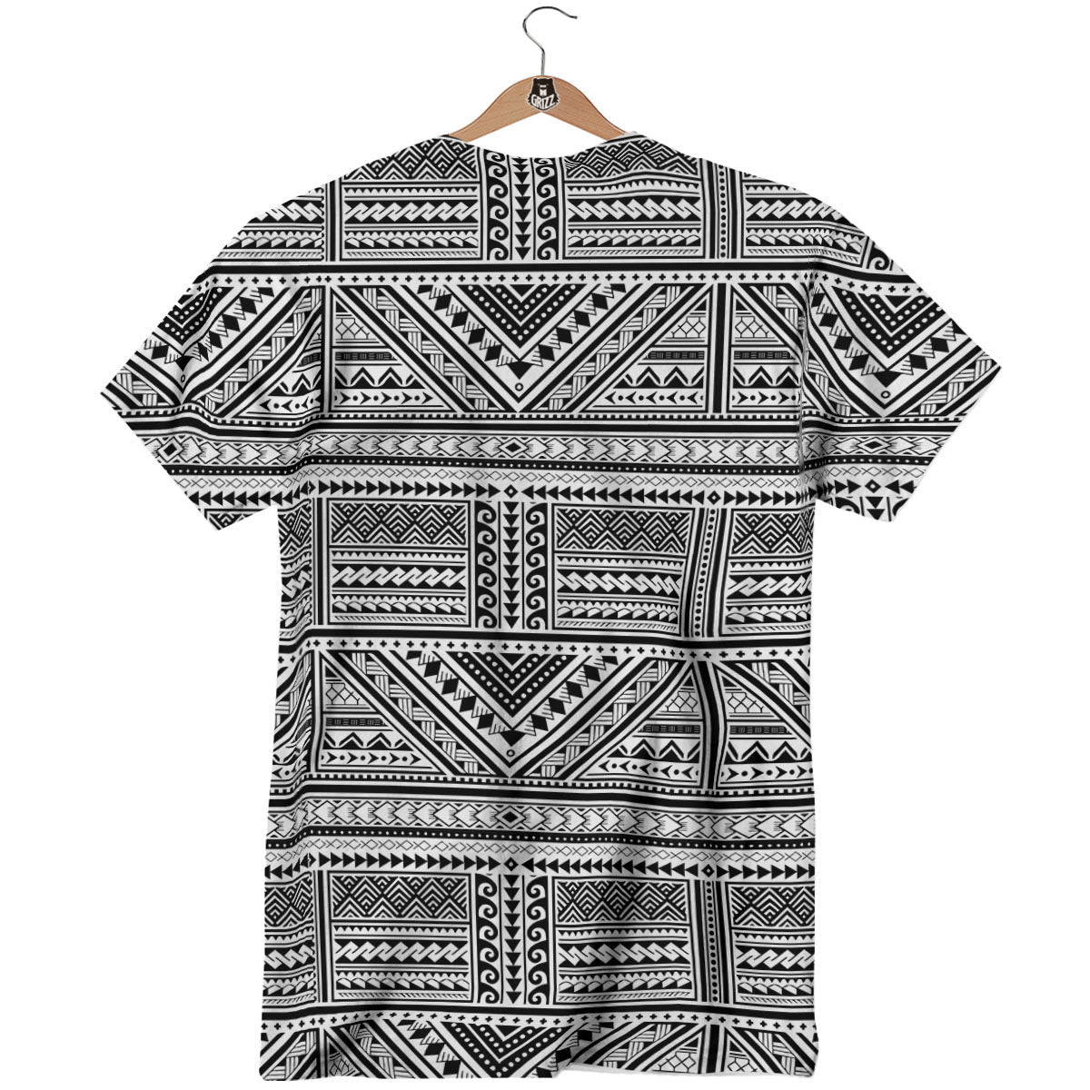 Tattoo Maori Polynesian Print Pattern T-Shirt-grizzshop