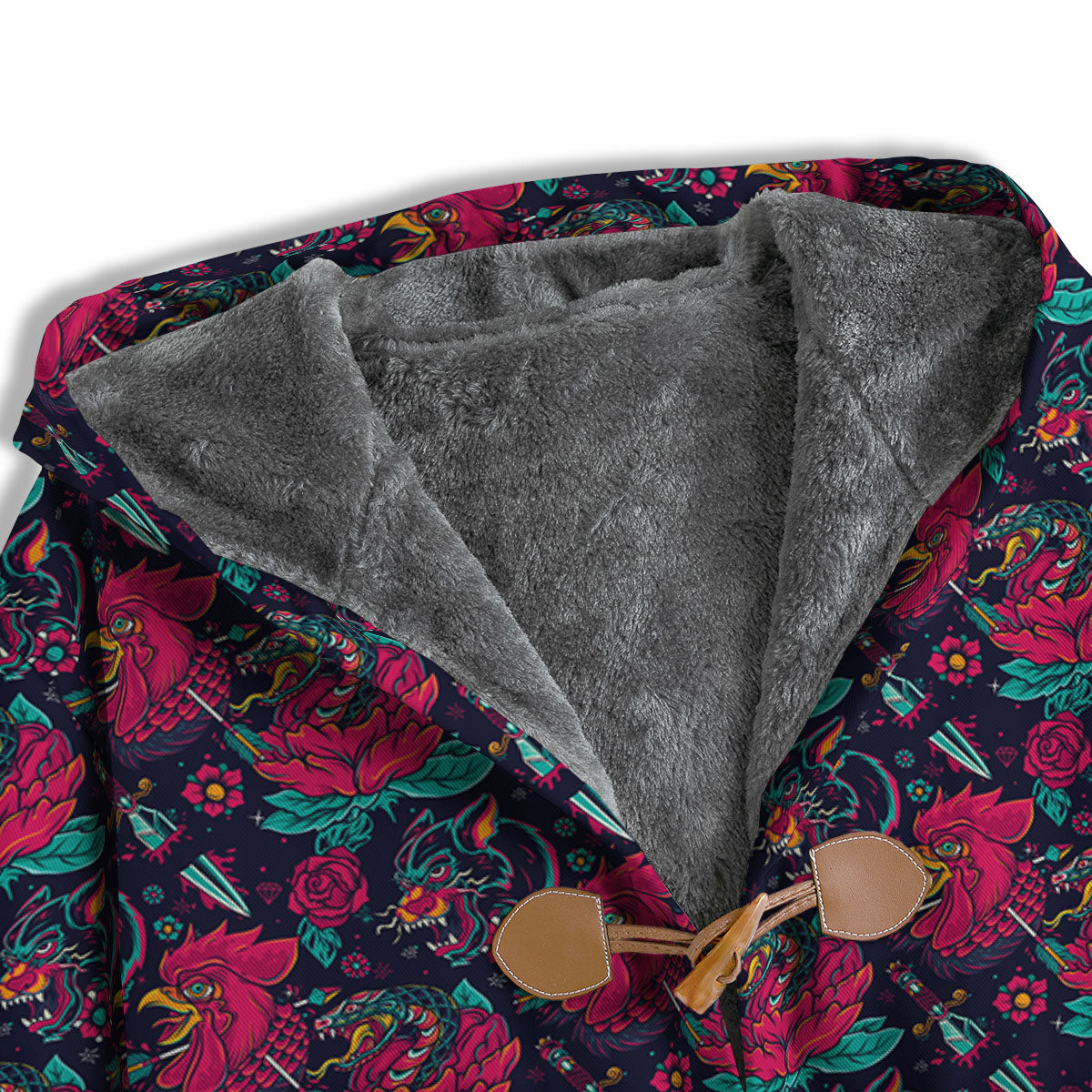 Tattoo Old School Print Pattern Men's Windbreaker Jacket-grizzshop