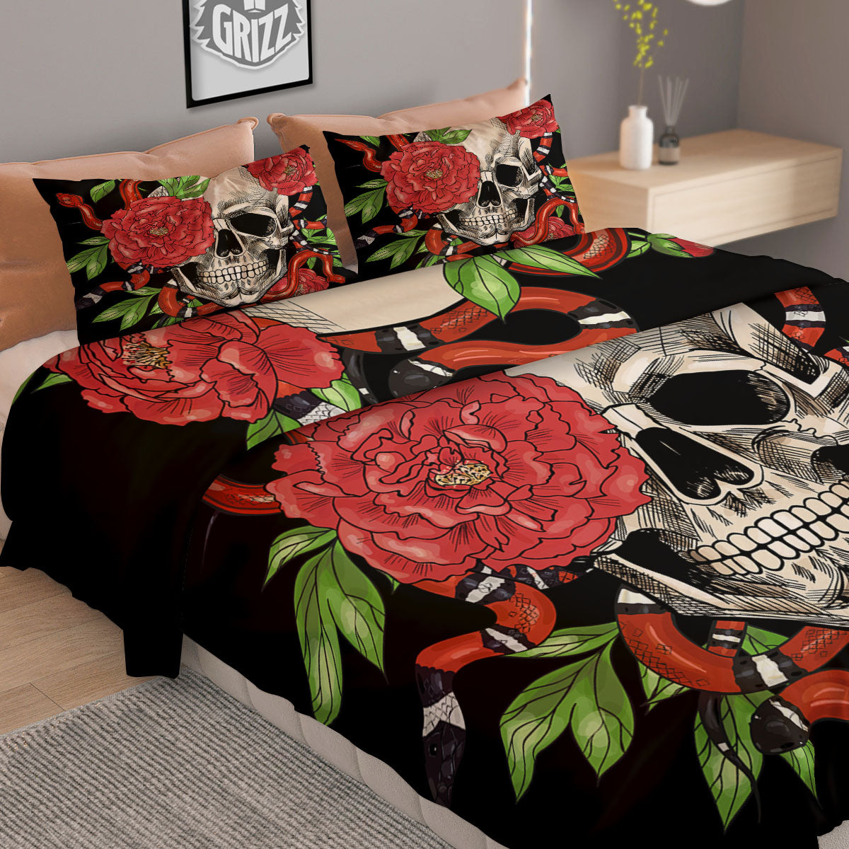Tree Sunshine Autumn Print Duvet Cover Bedding Set