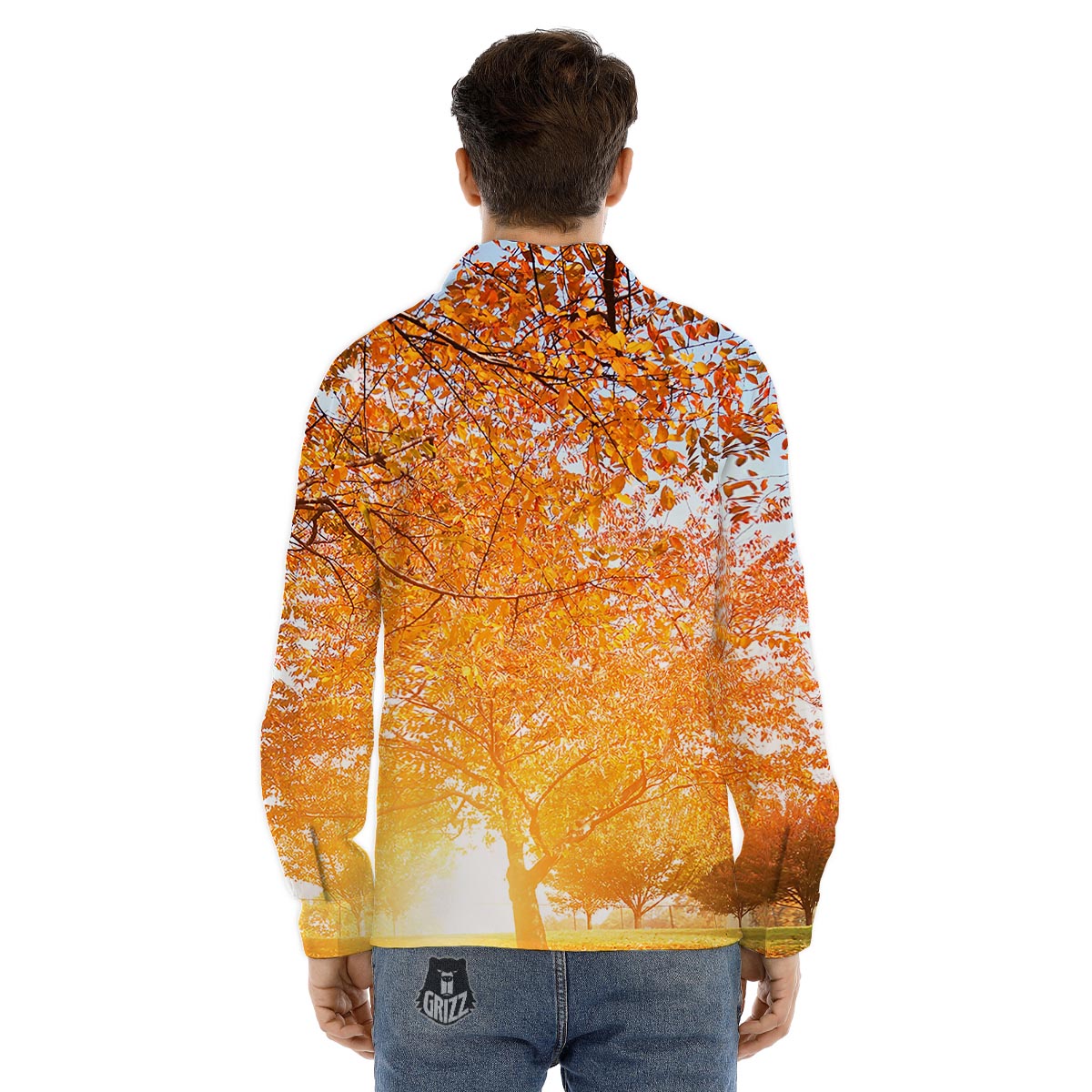 Tattoo Roses And Skull Print Men's Dress Shirts-grizzshop
