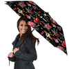 Tattoo Watercolor Print Pattern Umbrella-grizzshop