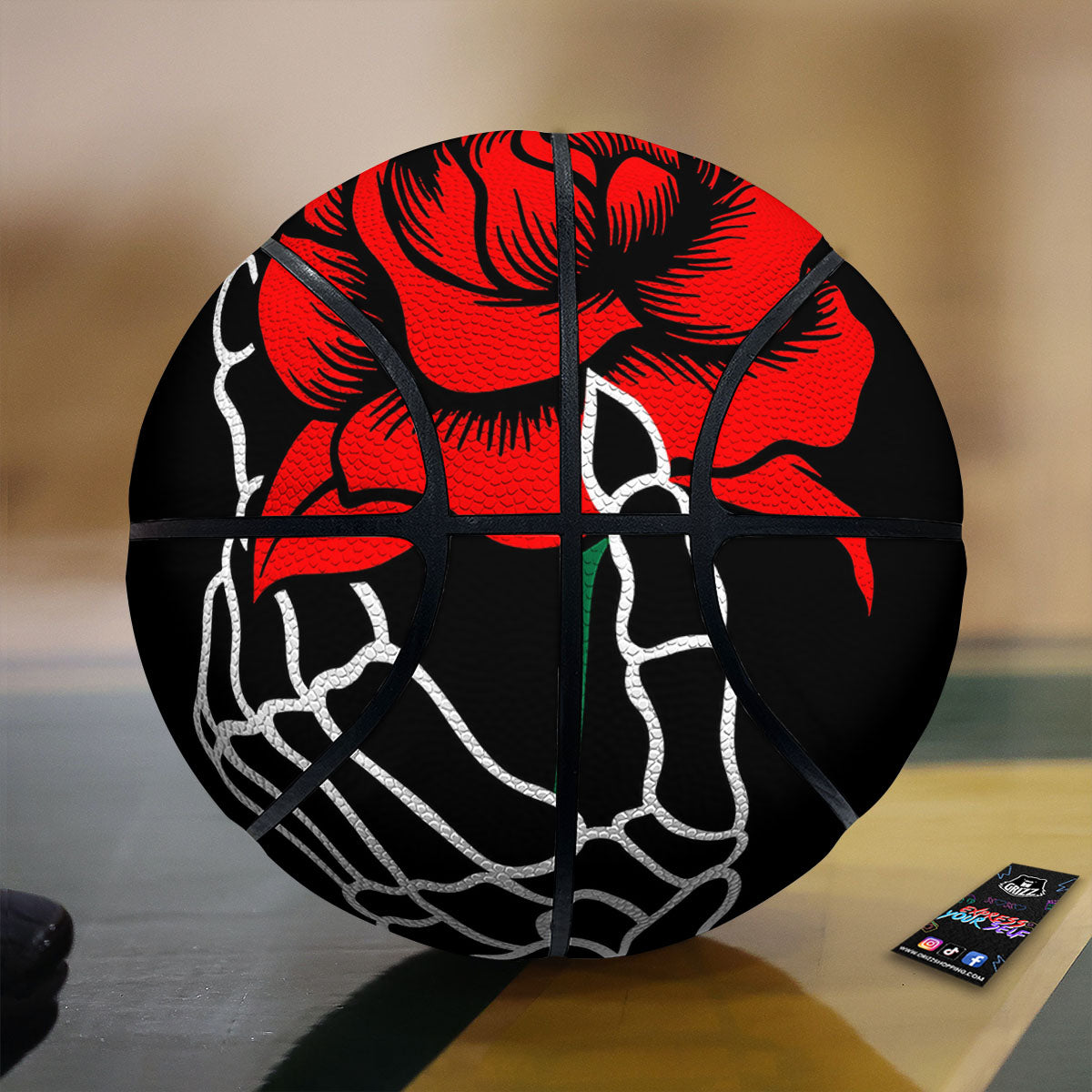 Tree Palm Yellow Print Pattern Basketball