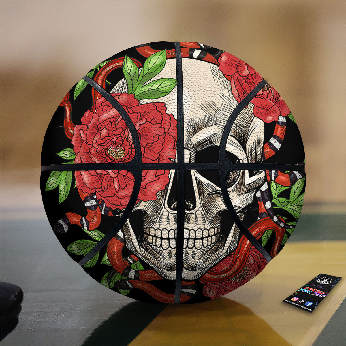 Tree Sunshine Autumn Print Basketball