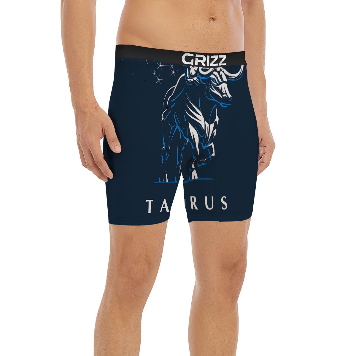 Taurus Constellation Sign Print Boxer Briefs-grizzshop