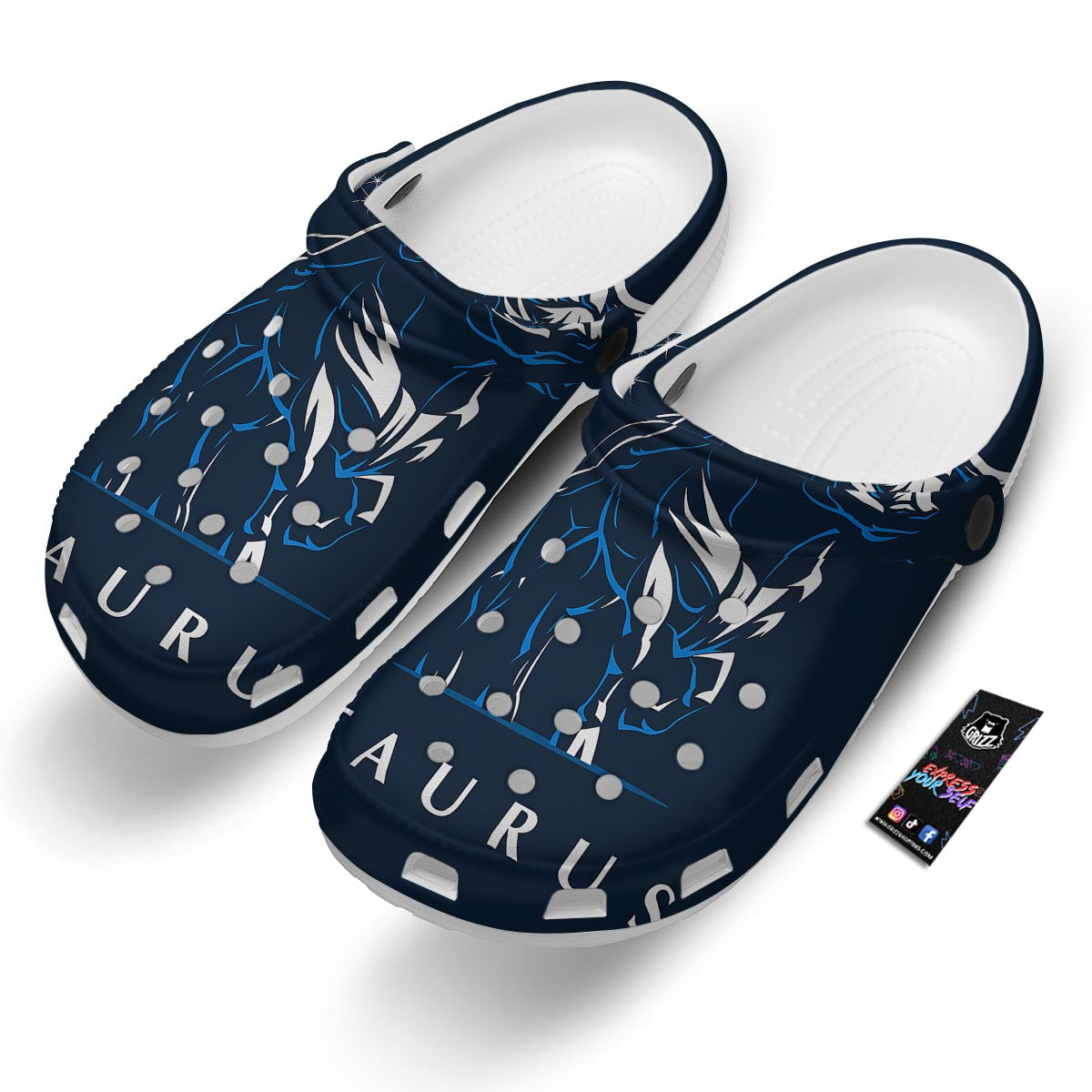 Taurus Constellation Sign Print Clog-grizzshop