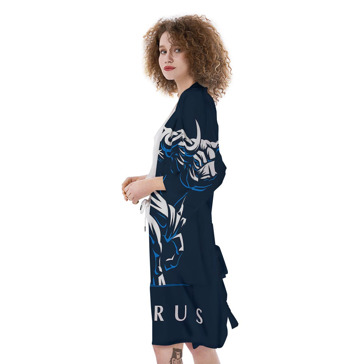Taurus Constellation Sign Print Kimono-grizzshop