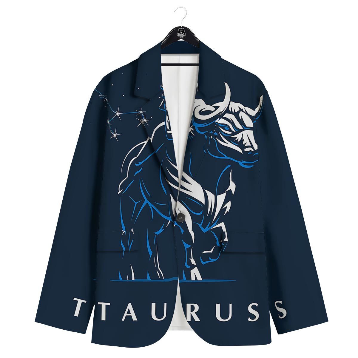 Taurus Constellation Sign Print Men's Sport Coat-grizzshop