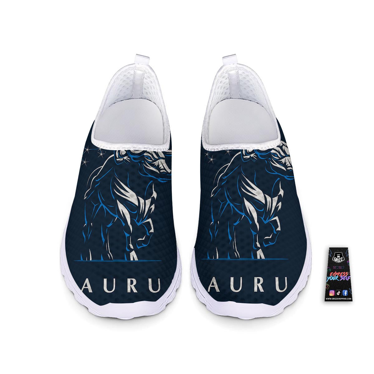 Taurus Constellation Sign Print Nurse Shoes-grizzshop