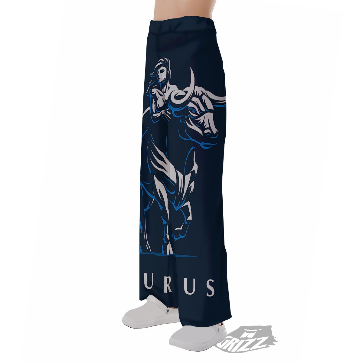 Taurus Constellation Sign Print Pajama Pants-grizzshop