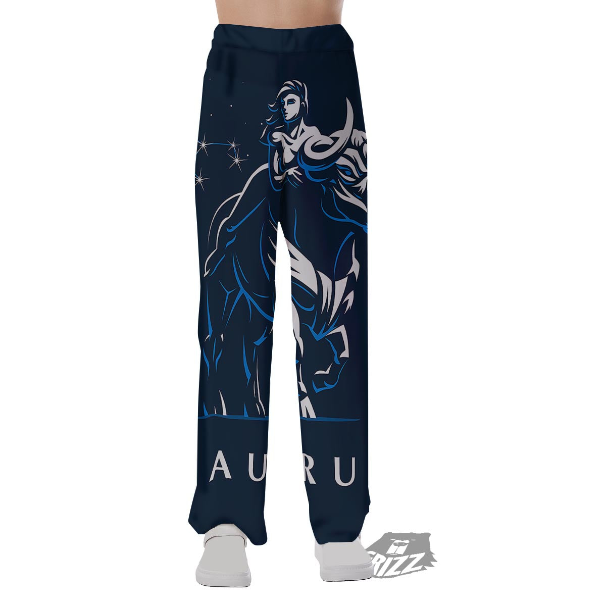 Taurus Constellation Sign Print Pajama Pants-grizzshop