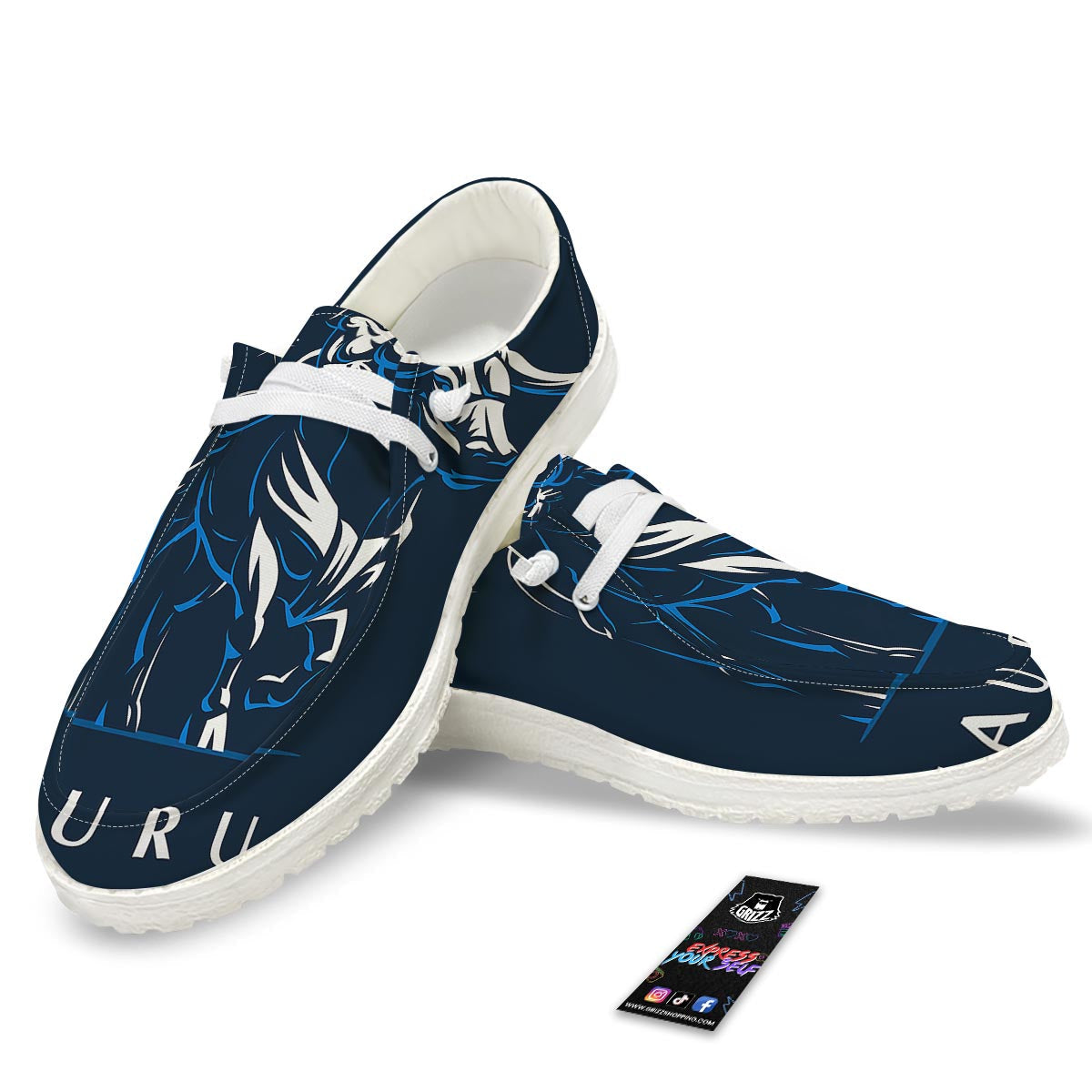 Taurus Constellation Sign Print White Loafers-grizzshop