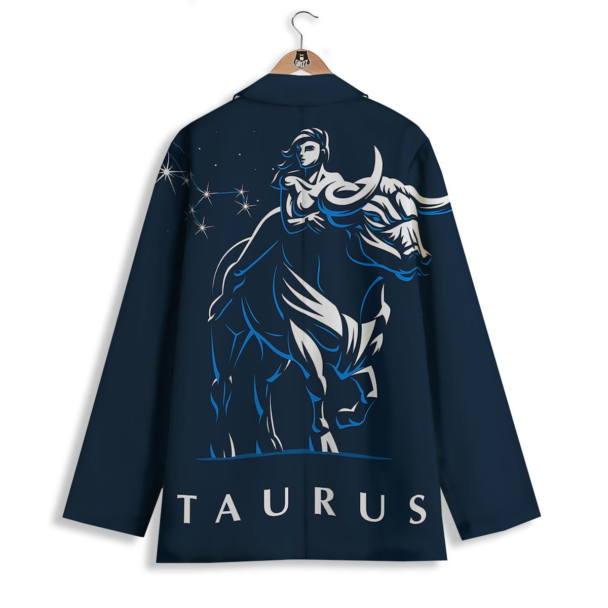 Taurus Constellation Sign Print Women's Blazer-grizzshop