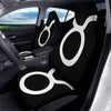 Taurus Sign White And Black Print Car Seat Covers-grizzshop