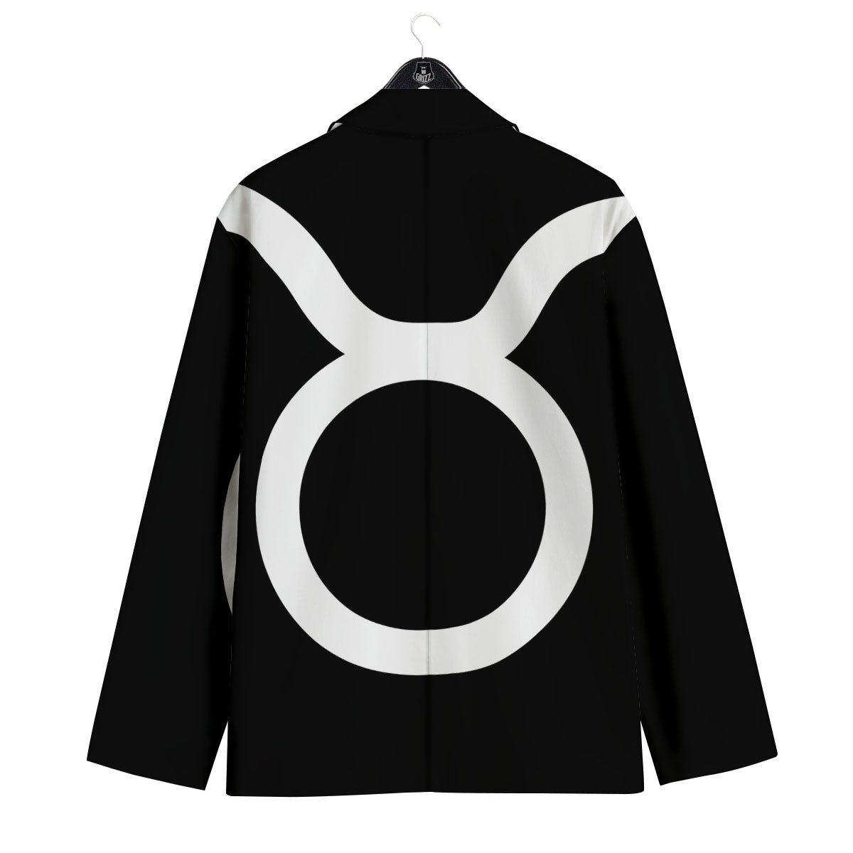 Taurus Sign White And Black Print Men's Sport Coat-grizzshop