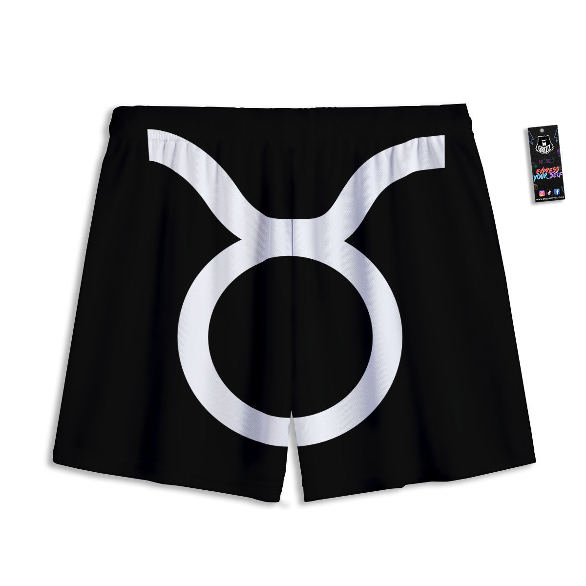 Symbol Eye Of Horus Print Mesh Shorts