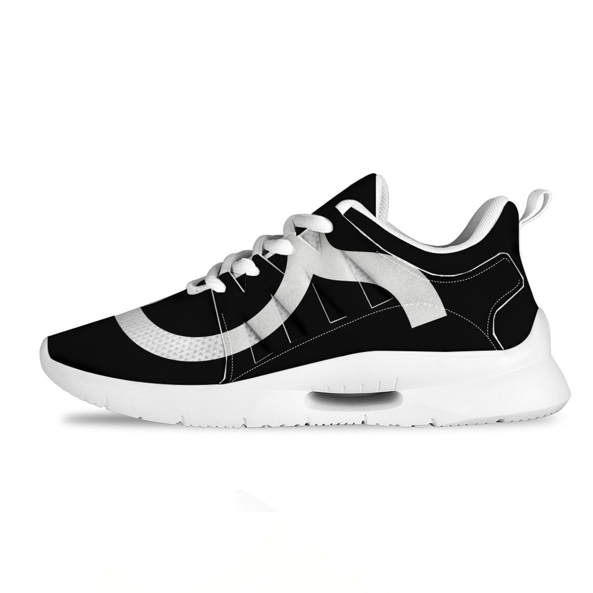 Taurus Sign White And Black Print Tennis Shoes-grizzshop