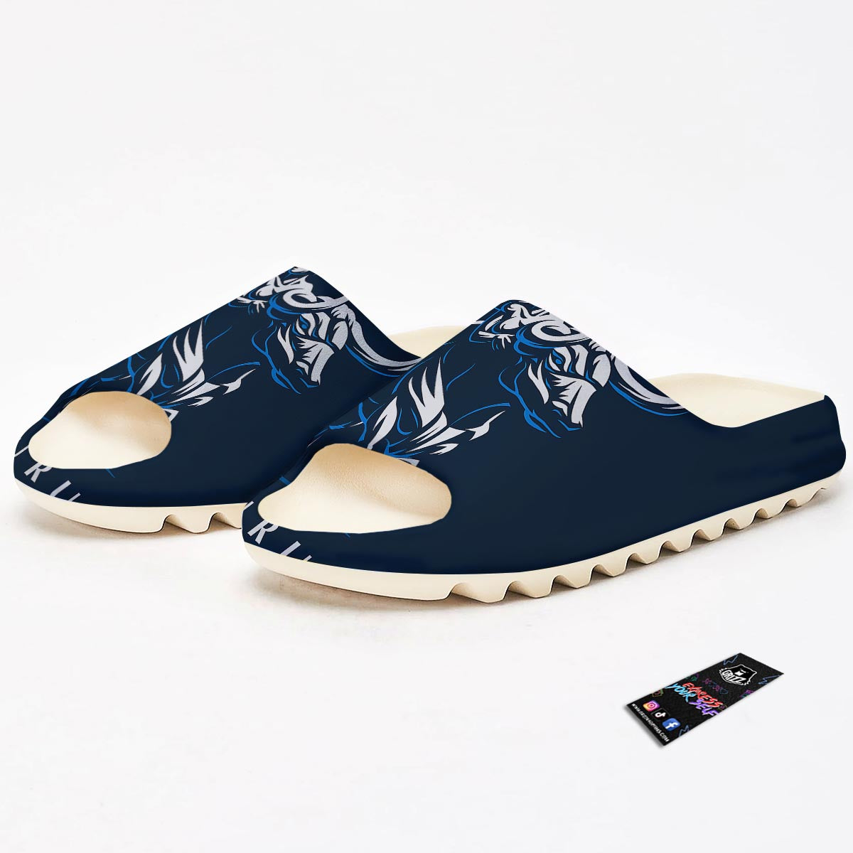 Taurus Constellation Sign Print Sandals-grizzshop