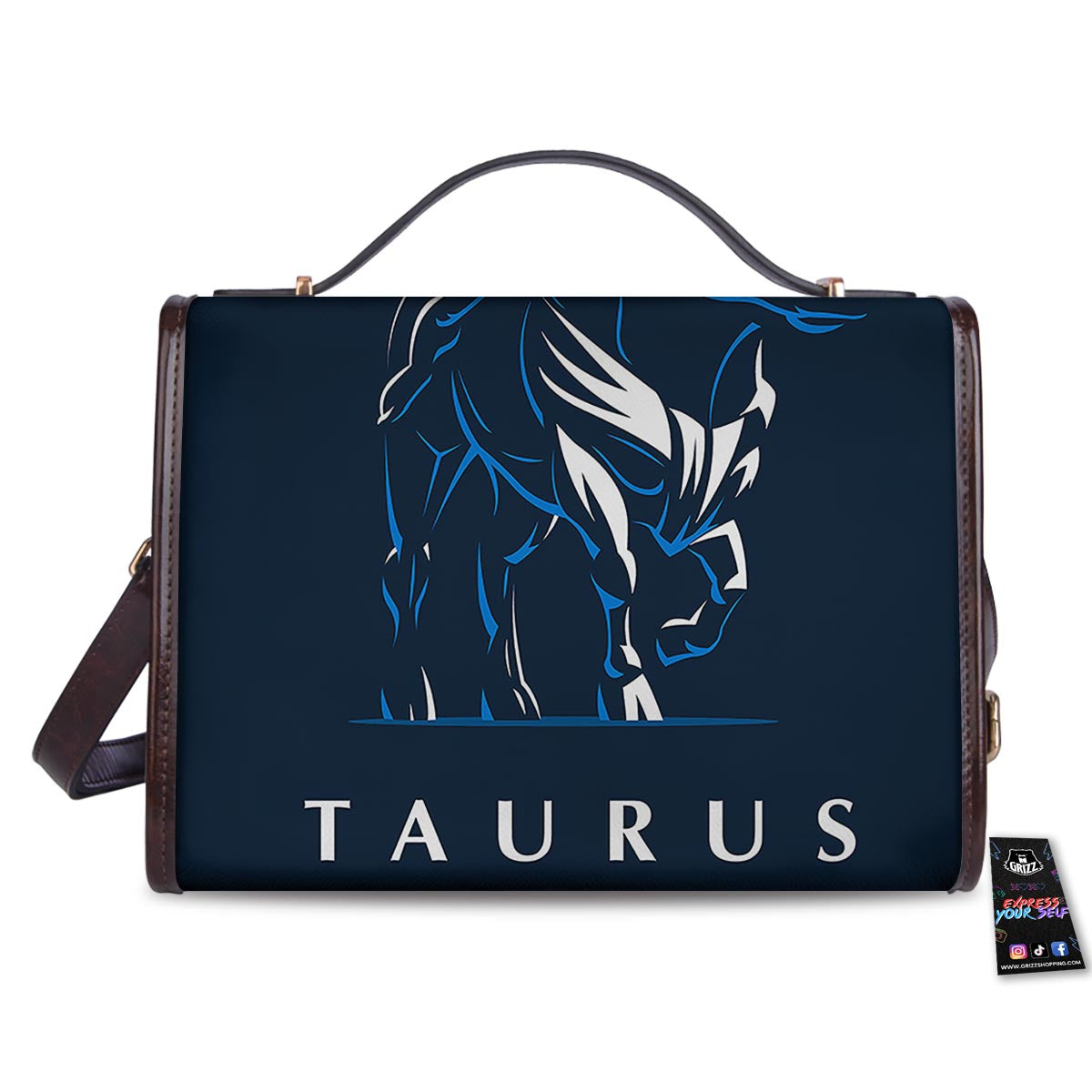 Taurus Constellation Sign Print Women's Satchel Bag