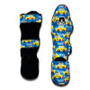 Taxi Car Pattern Print Muay Thai Shin Guards-grizzshop