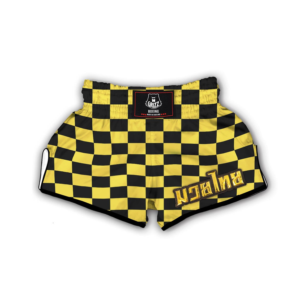 Taxi Pattern Print Muay Thai Boxing Shorts-grizzshop