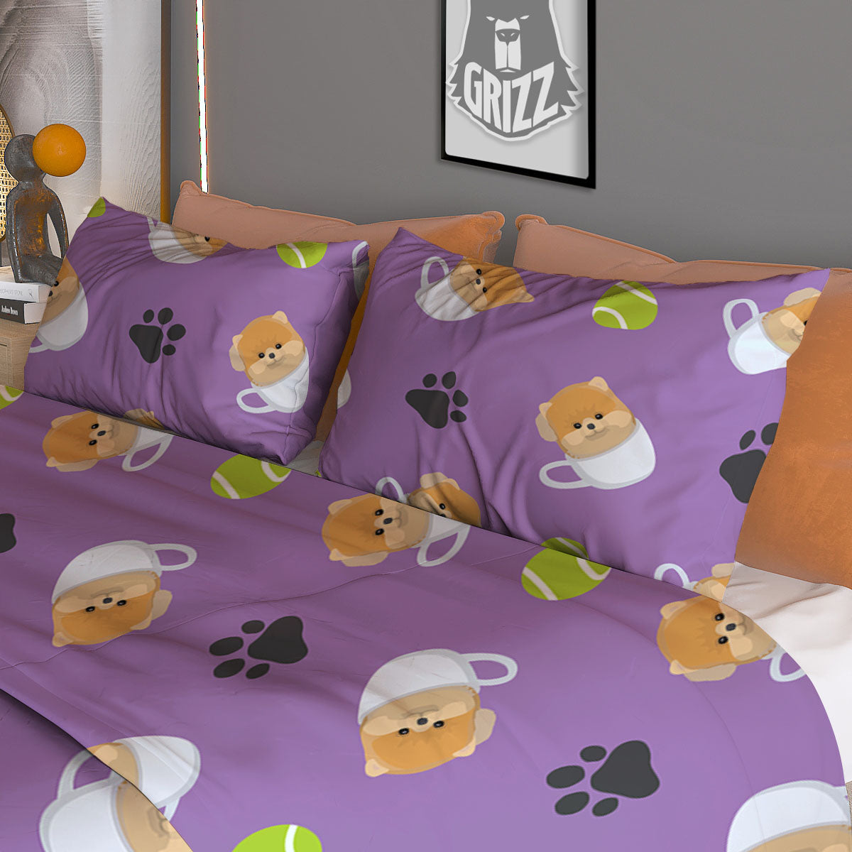 Tree Xmas Print Duvet Cover Bedding Set