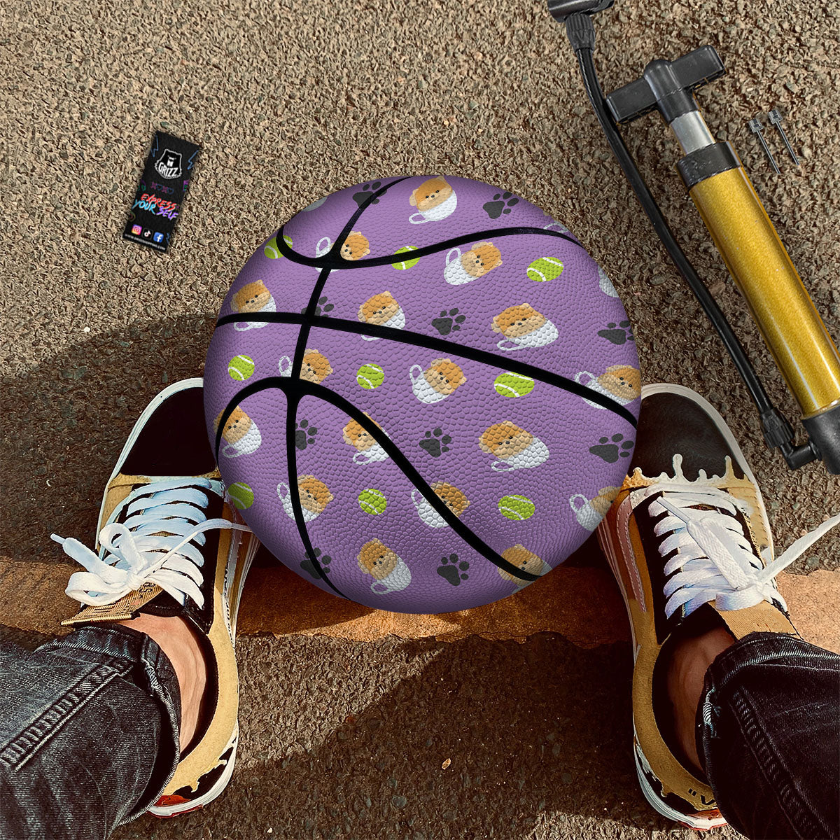 Tree Xmas Print Basketball