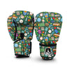 Teacher Print Pattern Boxing Gloves-grizzshop