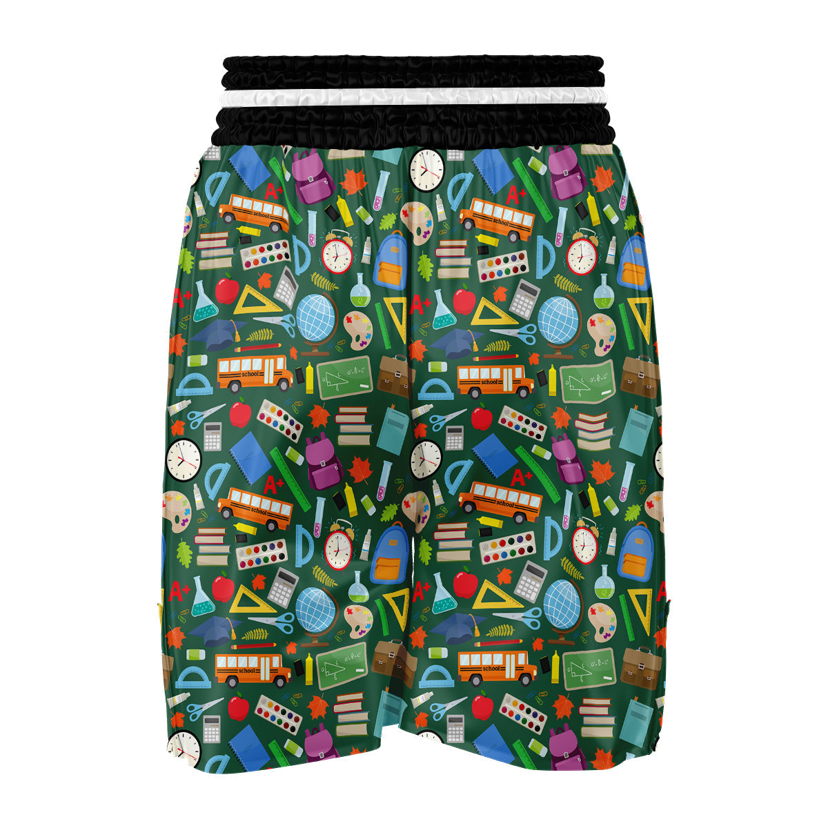 Teacher Print Pattern Boxing Shorts-grizzshop
