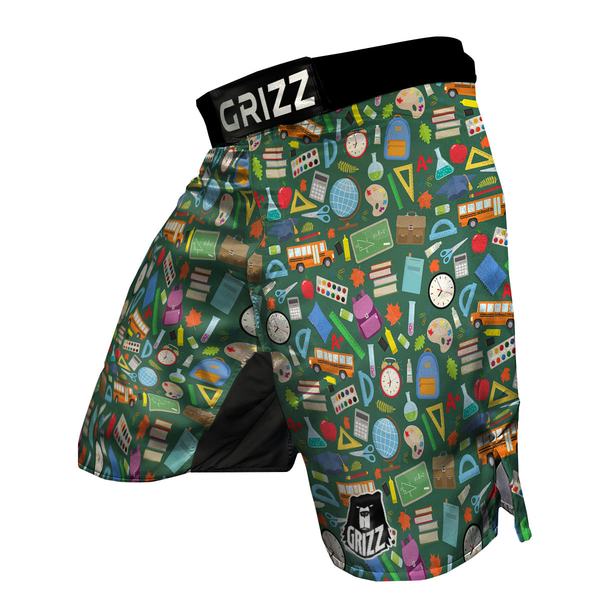 Teacher Print Pattern MMA Shorts-grizzshop