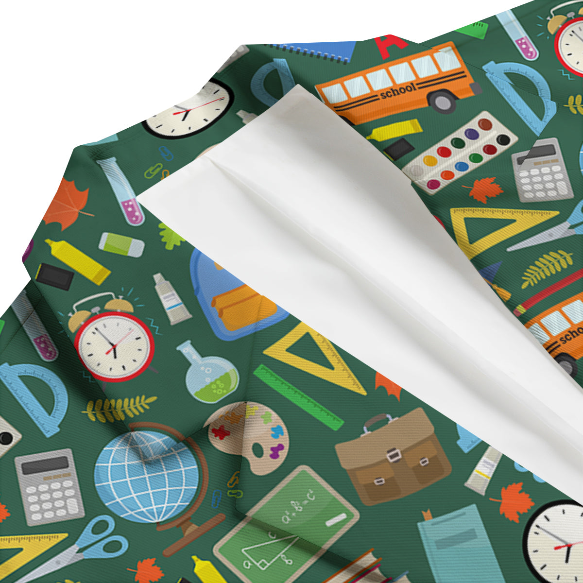 Teacher Print Pattern Men's Blazer-grizzshop