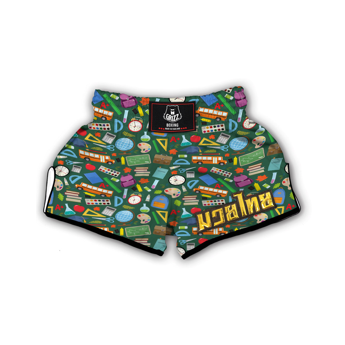 Teacher Print Pattern Muay Thai Boxing Shorts-grizzshop