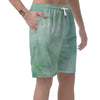 Teal Marble Men's Shorts-grizzshop