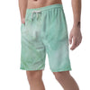 Teal Marble Men's Shorts-grizzshop